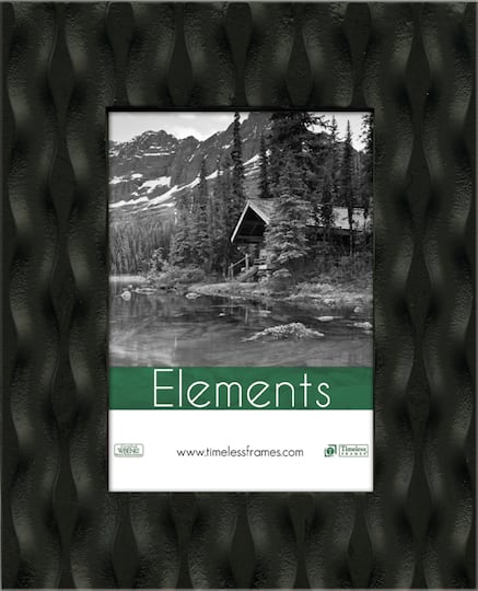 Timeless Frames&#xAE; Elements Black Waters Edge 4&#x22; x 6&#x22; Frame